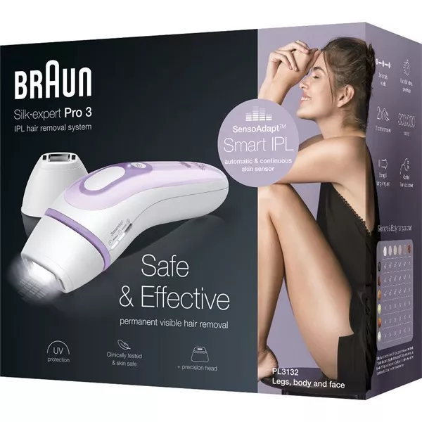 Braun SILK-EXPERT IPL PL3132 villanófényes szőrtelenítő