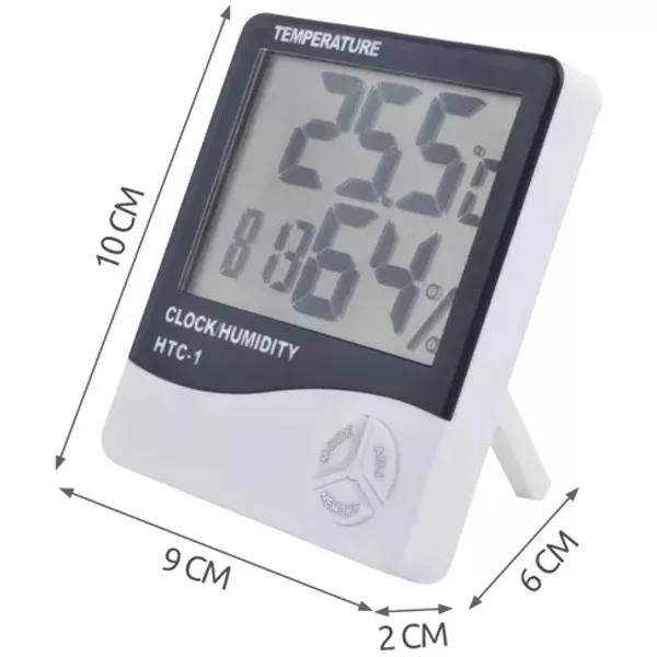 Izoxis időjárásmérő állomás, óra, hő és páratartalom mérő