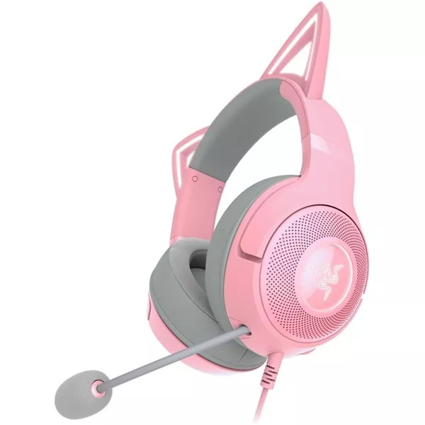 Razer Kraken Kitty V2 USB rózsaszín gamer headset