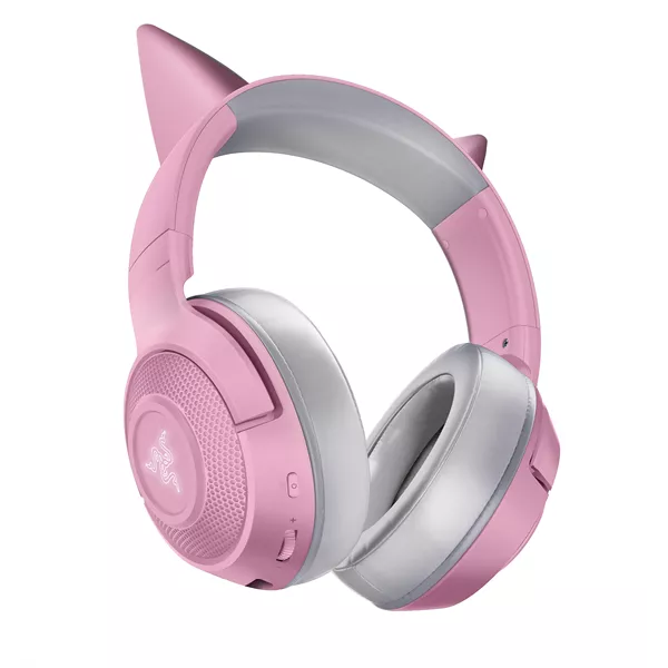 Razer Kraken Kitty V2 rózsaszín vezeték nélküli gamer fejhallgató
