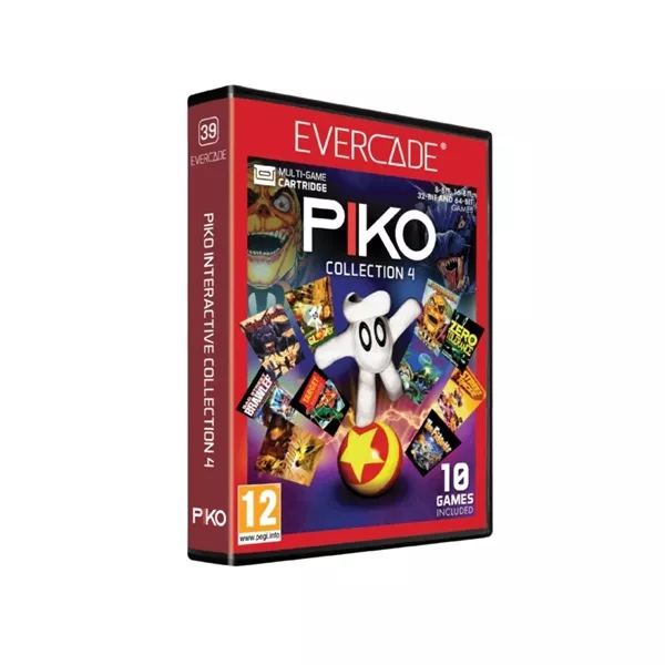 Evercade #39 Piko Interactive Collection 4 10in1 Retro Multi Game játékszoftver csomag style=