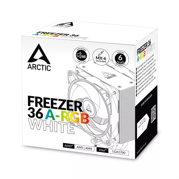 Arctic Freezer 36 A-RGB fehér processzorhűtő