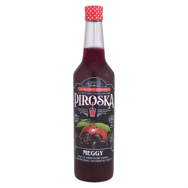 Piroska 0,7 L 50% meggy szörp