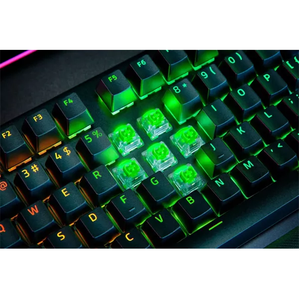 Razer BlackWidow V4 US fekete (green switch) gamer billentyűzet