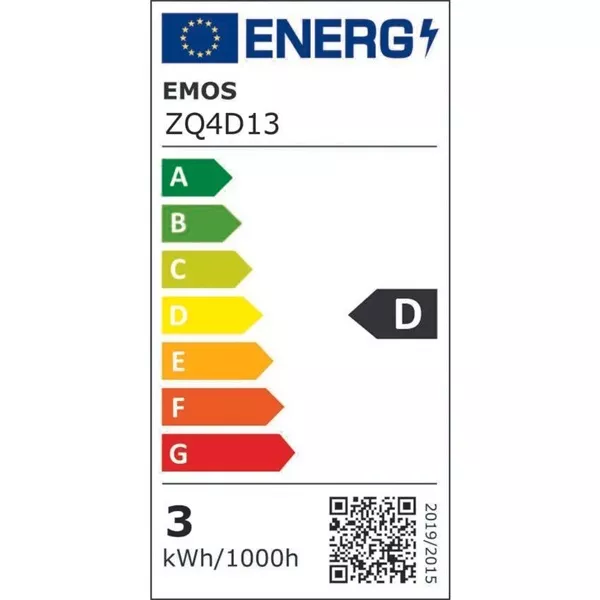 Emos ZQ4D13 E27 / 2,6 W (25 W) / 350 lm / természetes fehér classic gyertya LED izzó