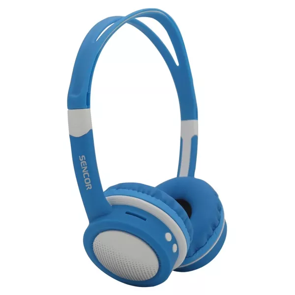 Sencor SEP 702BT BL/WH kék-fehér vezeték nélküli gyerek fejhallgató style=