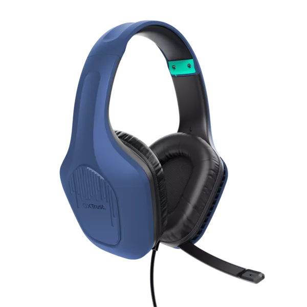 Trust 24991 GXT415B Zirox vezetékes kék gamer headset