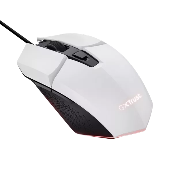 Trust 25066 GXT109W Felox vezetékes fehér gamer egér