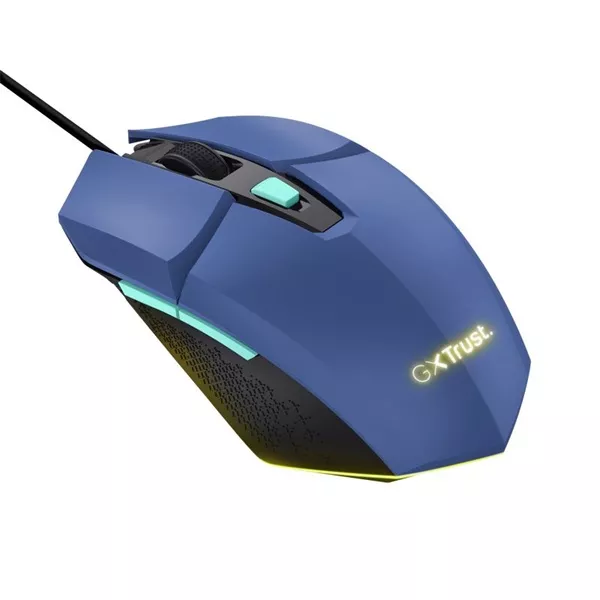 Trust 25067 GXT109B Felox vezetékes kék gamer egér