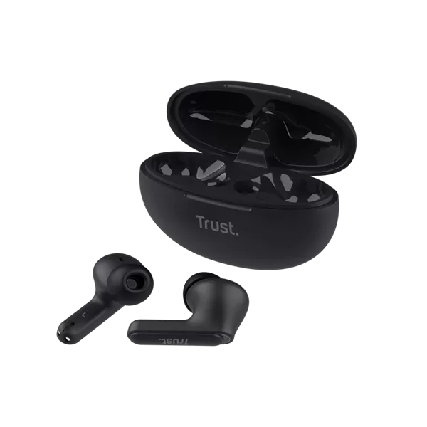 Trust 25296 Yavi ENC True Wireless Bluetooth fekete fülhallgató