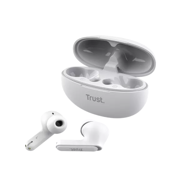 Trust 25173 Yavi ENC True Wireless Bluetooth fehér fülhallgató