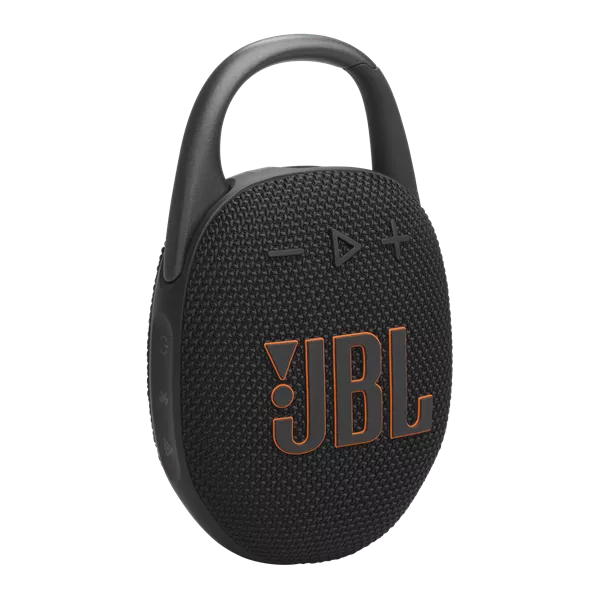 JBL Clip 5 BLK fekete hordozható Bluetooth hangszóró