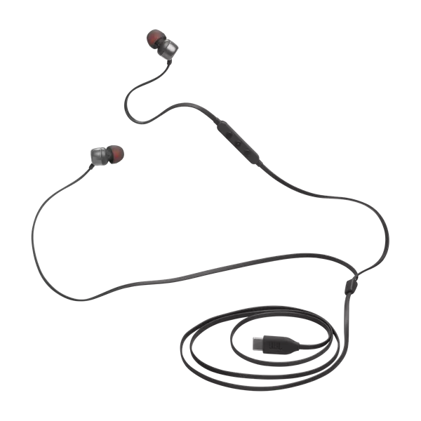 JBL T 310 C BLK vezetékes USB C mikrofonos fekete fülhallgató