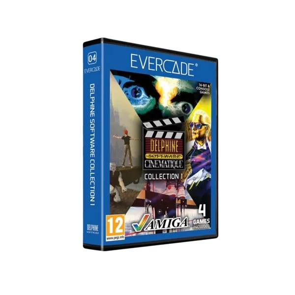 Evercade #04 Amiga: Delphine Software Collection 1 4in1 Retro Multi Game játékszoftver csomag