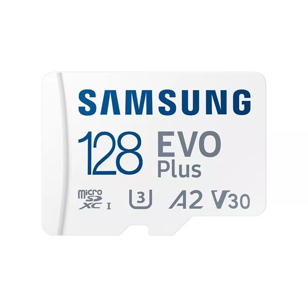 Samsung 128GB SD micro EVO Plus (SDXC Class10 UHS-I) (MB-MC128SA/EU) memória kártya adapterrel