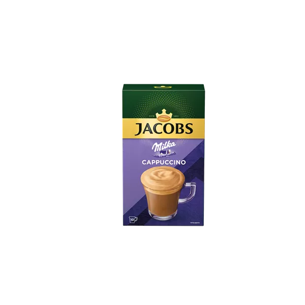 Douwe Egberts Jacobs Cappuccino Milka 8x15,8g instant kávékeverék csomag