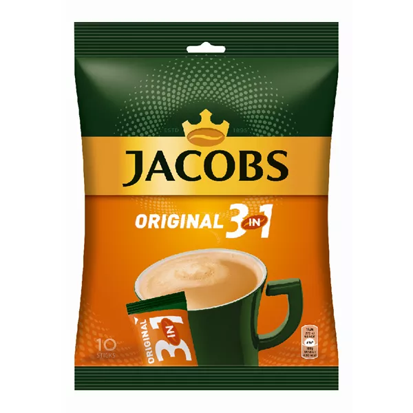 Douwe Egberts Jacobs 3in1 10x15,2g instant kávékeverék csomag