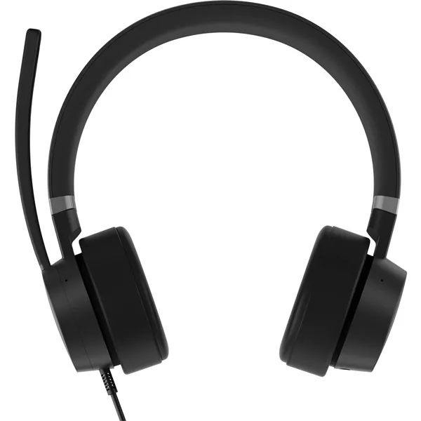 LENOVO Go Wired ANC (Thunder Black) fekete headset
