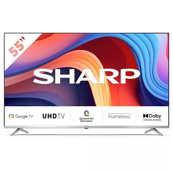 Sharp 55GP6260ES 4K UHD Smart QLED TV style=