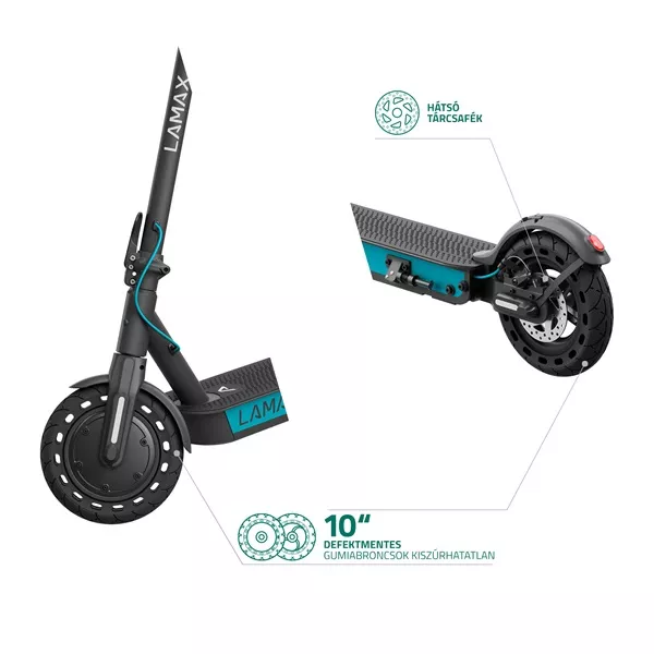 LAMAX E-Scooter S11600 350W/11,6Ah elektromos roller