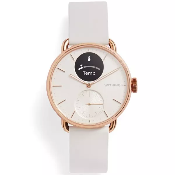 Withings HWA10-model 3 ScanWatch 2 38mm arany okosóra