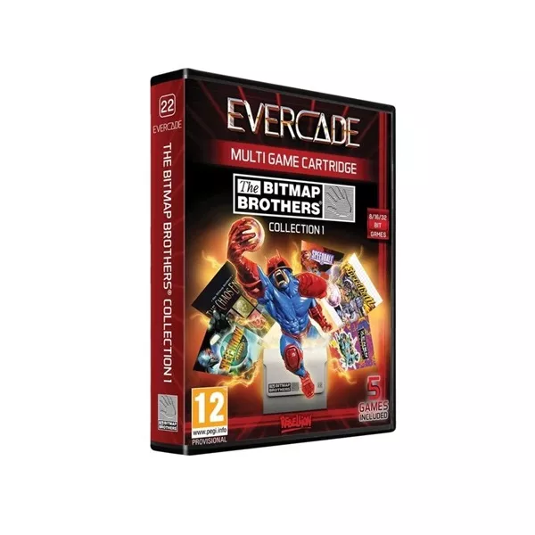 Evercade #22 Bitmap Brothers Collection 1 5in1 Retro Multi Game játékszoftver csomag