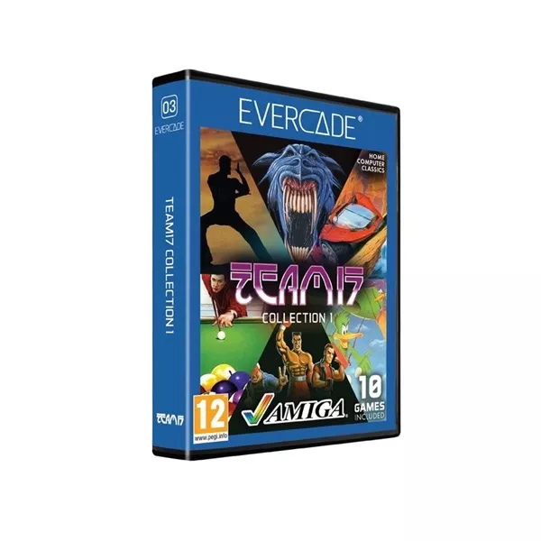 Evercade C3 Amiga Team 17 12in1 Retro Multi Game játékszoftver csomag