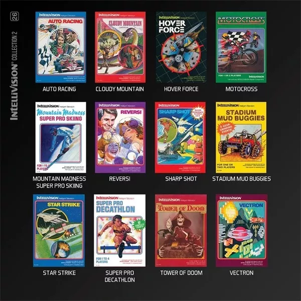 Evercade #26 Intellivision Collection 2 12in1 Retro Multi Game játékszoftver csomag