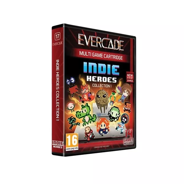 Evercade #17 Indie Heroes Collection 1 14in1 Retro Multi Game játékszoftver csomag