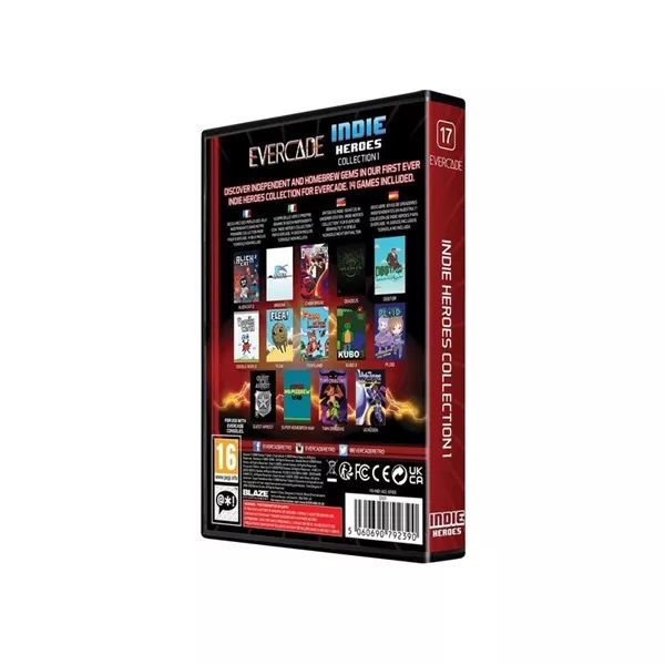 Evercade #17 Indie Heroes Collection 1 14in1 Retro Multi Game játékszoftver csomag