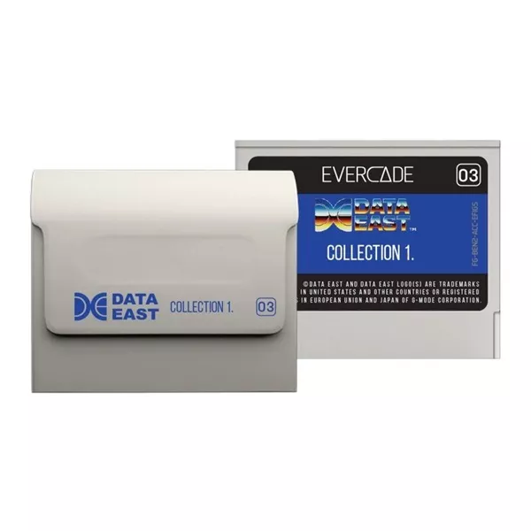 Evercade #03 Data East Collection 10in1 Retro Multi Game játékszoftver csomag