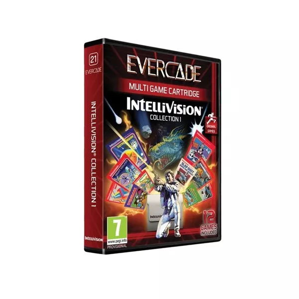 Evercade #21 Intellivision Collection 1 12in1 Retro Multi Game játékszoftver csomag