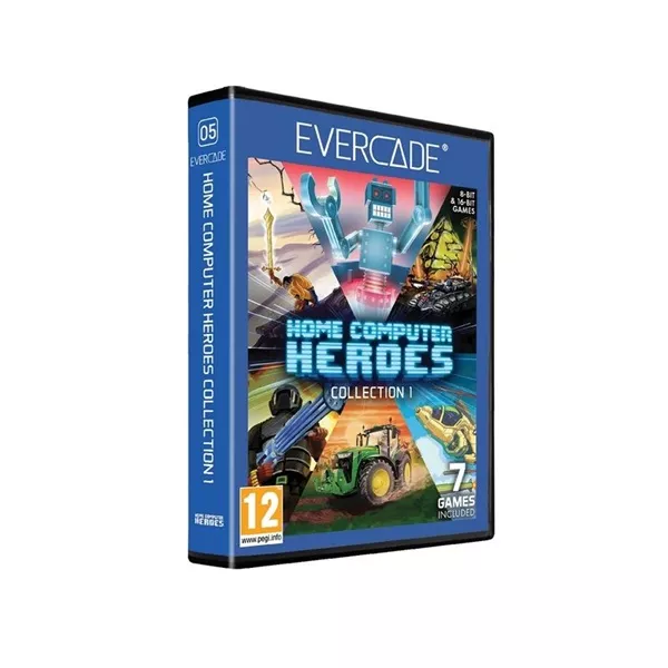 Evercade #C5 Home Computer Heroes Collection 7in1 Retro Multi Game játékszoftver csomag