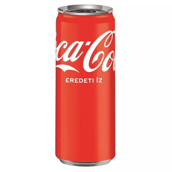 Coca-Cola 0,33l DRS egyutas visszaváltási díjas dobozos üdítőital