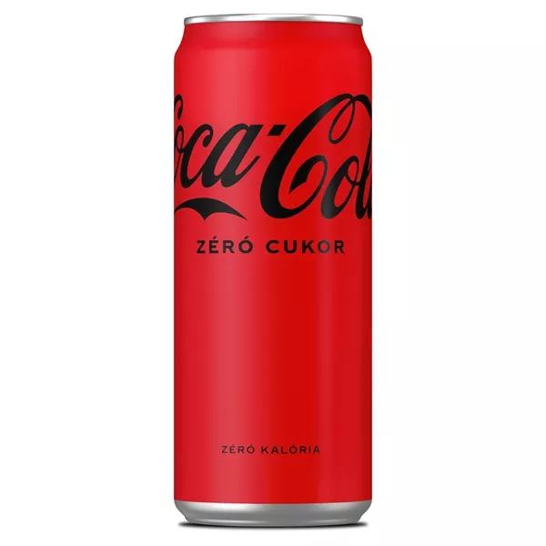 Coca-Cola Zero 0,33l DRS egyutas visszaváltási díjas dobozos üdítőital