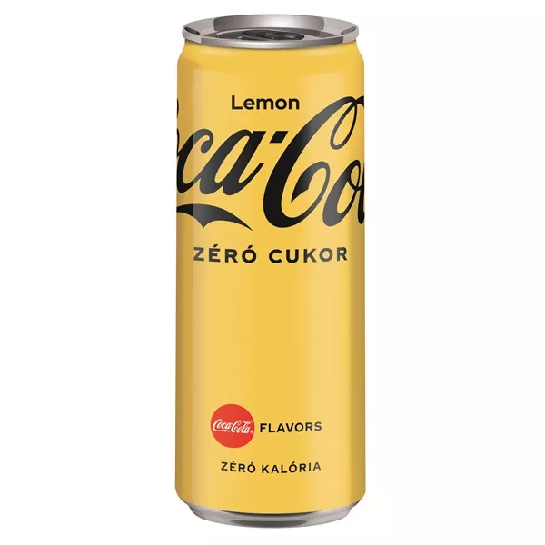 Coca-Cola Zero Lemon 0,33l DRS egyutas visszaváltási díjas dobozos üdítőital