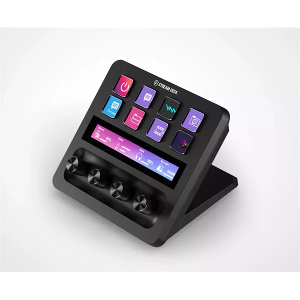 Corsair Elgato Stream Deck+ 8  testreszabható fekete LCD billentyűs érintőpanel