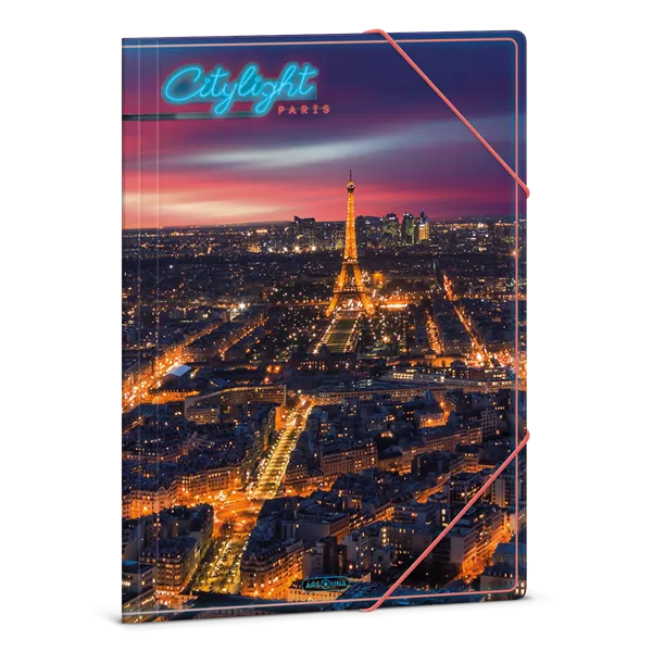 Ars Una City Light-Paris 24 (5439) A4 gumis mappa