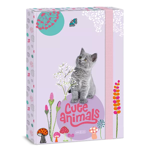 Ars Una Cute Animals-Kitten 24 (5368) A4 füzetbox