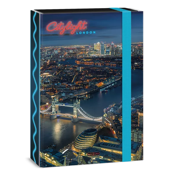 Ars Una City Light-London 24 (5438) A4 füzetbox