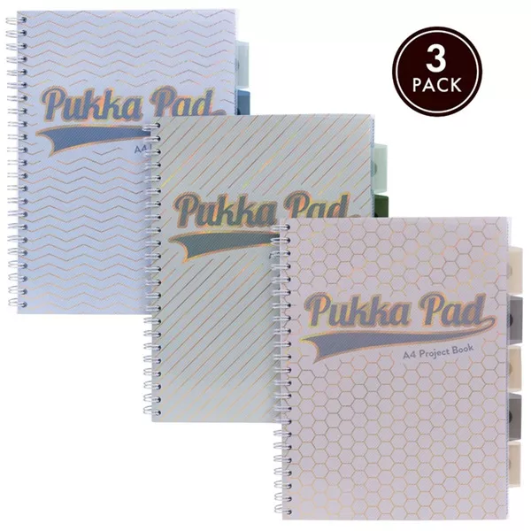 Pukka Pad Project Book Haze A4 PP 200 oldal vonalas spirálfüzet