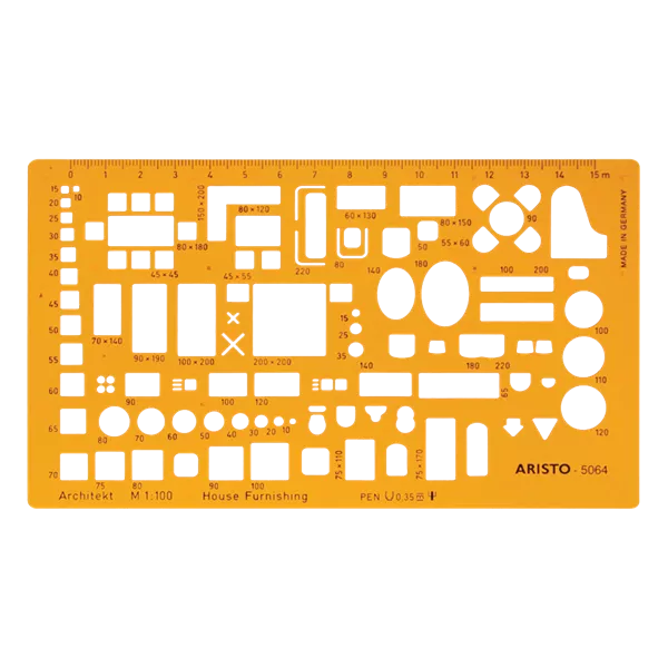 Aristo 1:100 építész bútorsablon