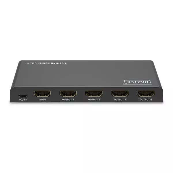 DIGITUS DS-55337 4 portos 4K/60Hz HDMI splitter