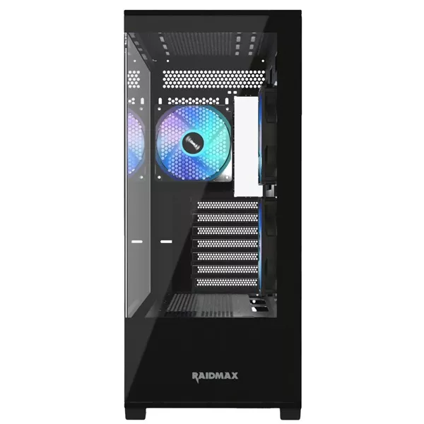 RAIDMAX i801 fekete (táp nélküli) ablakos ATX ház