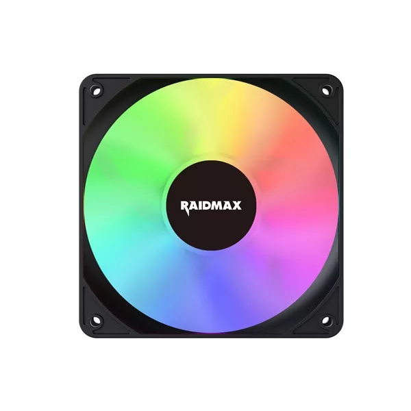 RAIDMAX X-AIR 120mm PWM RGB fekete ventilátor