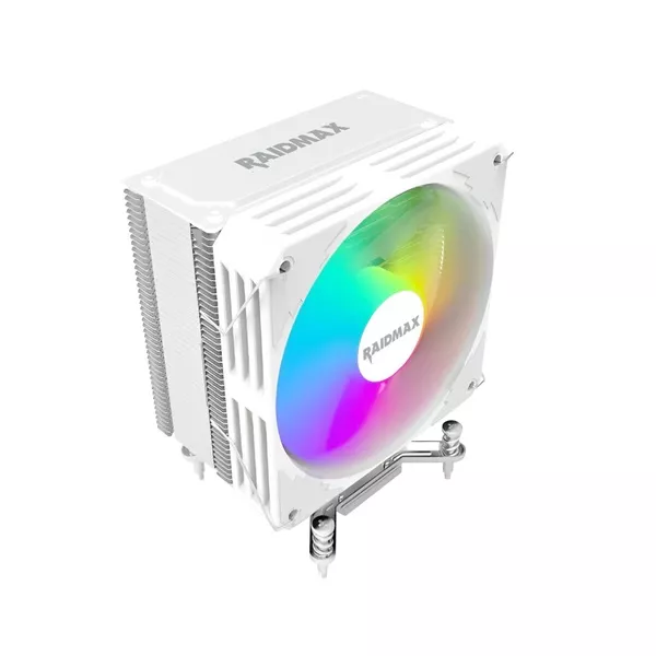 RAIDMAX AC1204KPWARGB 120mm fehér processzor hűtő