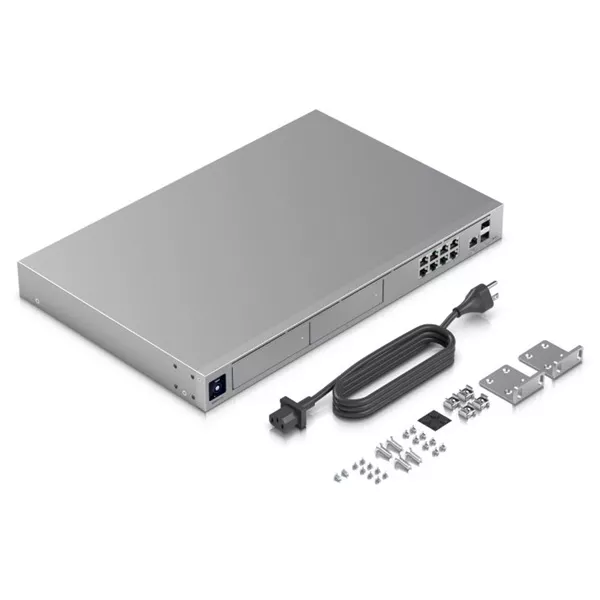 Ubiquiti UniFi Dream Machine PRO MAX 8xGbE LAN 1x2.5GbE WAN 2xSFP+ port (Switch, Tűzfal, Controller, VPN)hálózati eszköz