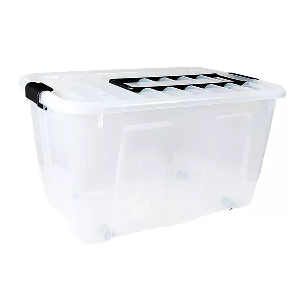 IRIS Home Box 86 literes tárolódoboz zárható tetővel, kerekekkel 22270800