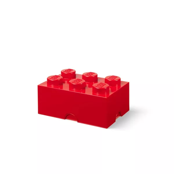 LEGO Storage Brick 6 tárolódoboz 16,9 literes, piros 40000800