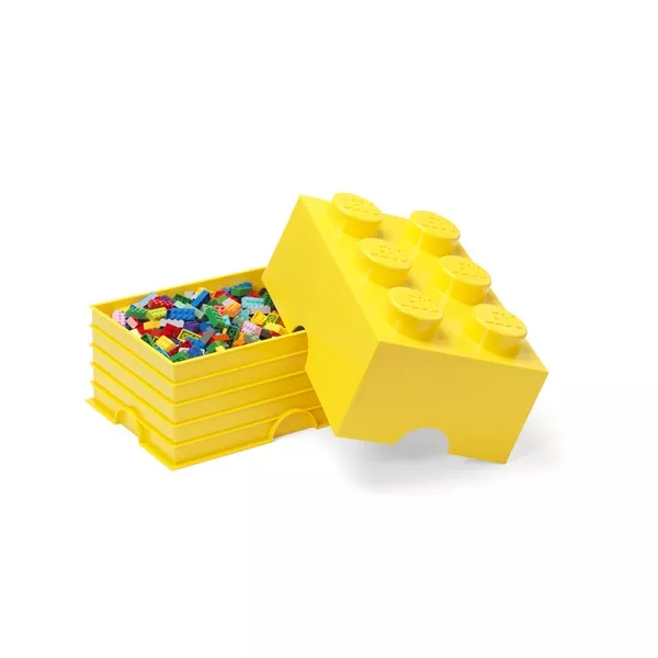 LEGO Storage Brick 6 tárolódoboz 16,9 literes, sárga 40000802